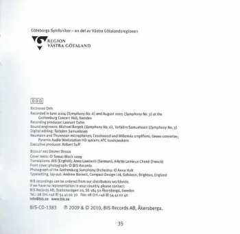 CD Göteborgs Symfoniker: Symphonies Nos 3 & 6 Semplice