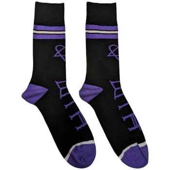 Merch HIM: Enkelsokken Heartagram & Logo Him