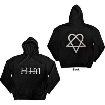 Merch HIM: Him Unisex Pullover Hoodie: Logo (back Print) (small) S