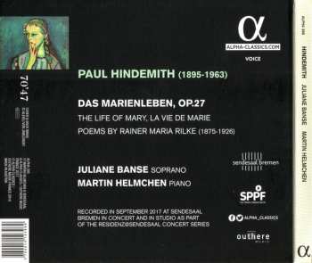 CD Paul Hindemith: Das Marienleben