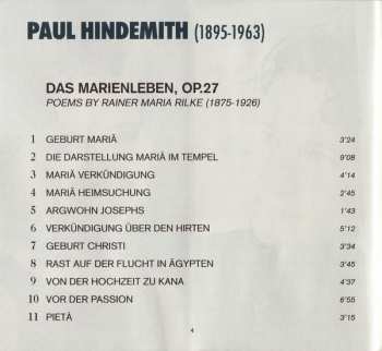 CD Paul Hindemith: Das Marienleben