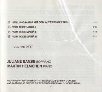 CD Paul Hindemith: Das Marienleben
