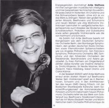 CD Antje Weithaas: Clarinet Concerto ∙ Clarinet Quartet ∙ Sonata