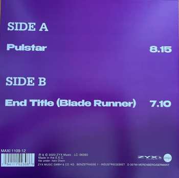 LP Hipnosis: Pulstar / End Title (Blade Runner) CLR