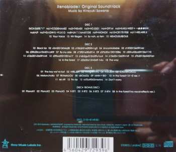 4CD Hiroyuki Sawano: XenobladeX Original Soundtrack = ゼノブレイドクロス オリジナル・サウンドトラック