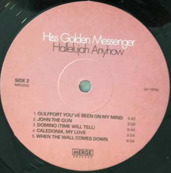 LP Hiss Golden Messenger: Hallelujah Anyhow