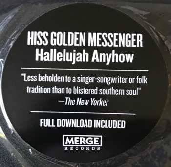 LP Hiss Golden Messenger: Hallelujah Anyhow