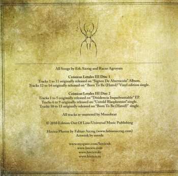 2CD Hocico: Crónicas Letales III