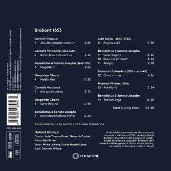 SACD Holland Baroque Society: Brabant 1653