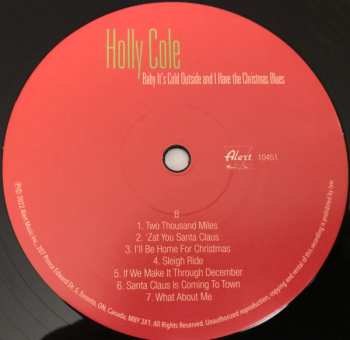 LP Holly Cole: Baby It's Cold Outside And I Have The Christmas Blues