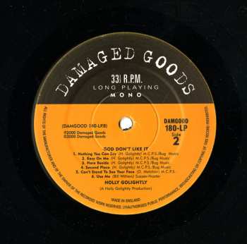 LP Holly Golightly: God Don't Like It
