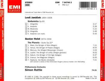 CD Philharmonia Orchestra: The Planets / Sinfonietta