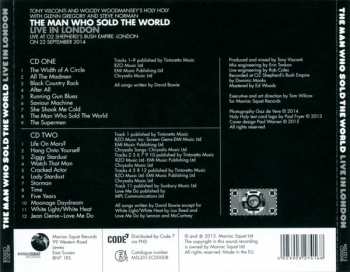 2CD Holy Holy: The Man Who Sold The World Live In London