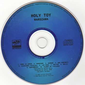 CD Holy Toy: Warszawa