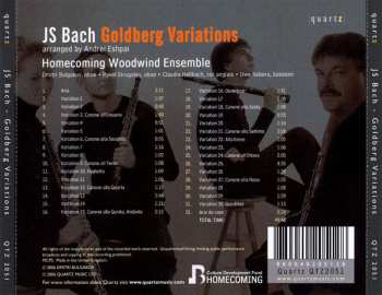 CD Johann Sebastian Bach: Goldberg Variations 