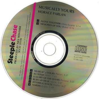 CD Horace Parlan: Musically Yours