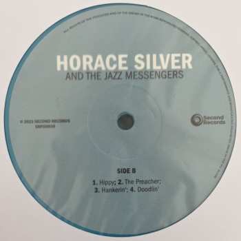 LP Art Blakey & The Jazz Messengers: Horace Silver And The Jazz Messengers CLR