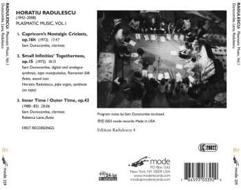 CD Horatiu Radulescu: Plasmatic Music, Vol. 1