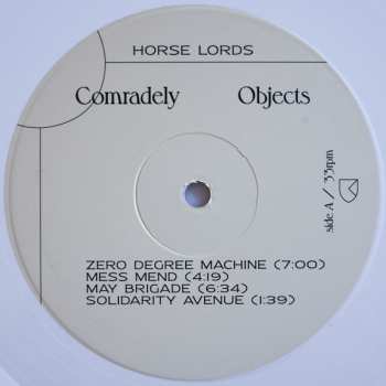 LP Horse Lords: Comradely Objects CLR | LTD