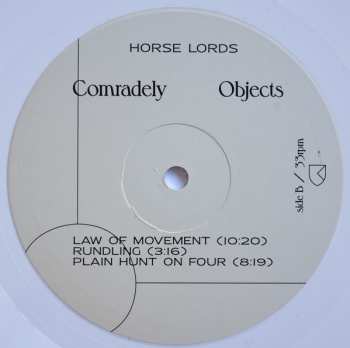 LP Horse Lords: Comradely Objects CLR | LTD