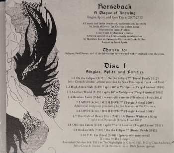 3CD Horseback: A Plague Of Knowing LTD | DLX | DIGI
