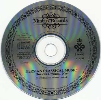 CD Hossein Omoumi: Persian Classical Music