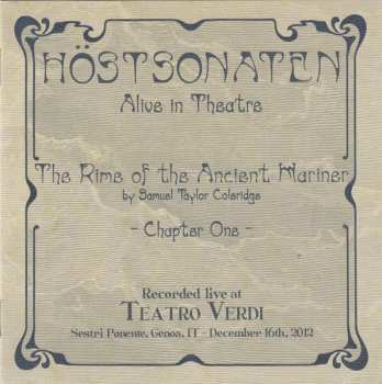 CD/DVD Hostsonaten: Alive In Theatre