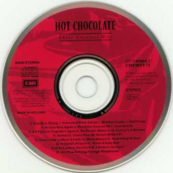 CD Hot Chocolate: Their Greatest Hits