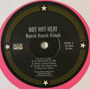 LP Hot Hot Heat: Knock Knock Knock CLR