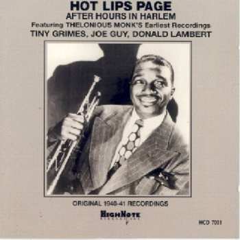 CD Hot Lips Page: After Hours In Harlem