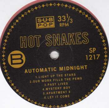 LP Hot Snakes: Automatic  Midnight CLR