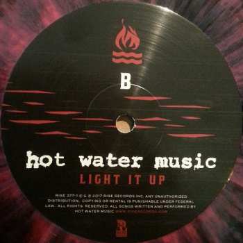 LP Hot Water Music: Light It Up LTD | CLR