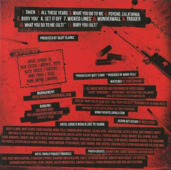 CD Hotel Diablo: The Return To Psycho California
