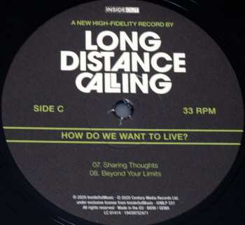 2LP/CD Long Distance Calling: How Do We Want To Live?