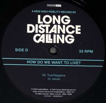2LP/CD Long Distance Calling: How Do We Want To Live?