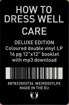 2LP How To Dress Well: Care DLX | LTD | CLR
