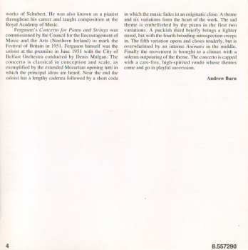 CD Peter Donohoe: Concerto For Piano And String Orchestra / Concerto For Piano And Strings