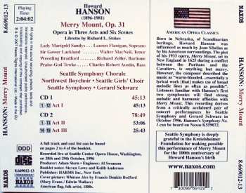 2CD Howard Hanson: Merry Mount