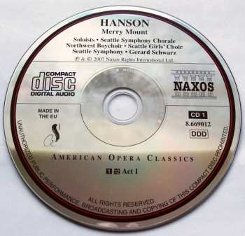 2CD Howard Hanson: Merry Mount