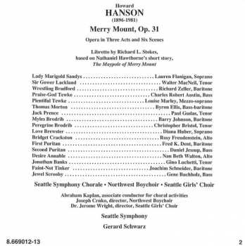 2CD Howard Hanson: Merry Mount