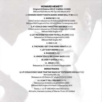 4CD/Doos Howard Hewett: I'm For Real (The Elektra Recordings 1986-1992)