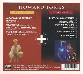 2CD Howard Jones: The 12" Album + 12"ers Vol.2 DLX
