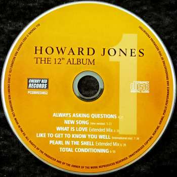 2CD Howard Jones: The 12" Album + 12"ers Vol.2 DLX