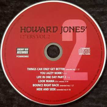 2CD Howard Jones: The 12" Album + 12"ers Vol.2 DLX