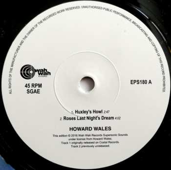 LP/SP Howard Wales: Rendezvous With The Sun LTD