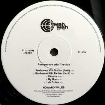 LP/SP Howard Wales: Rendezvous With The Sun LTD