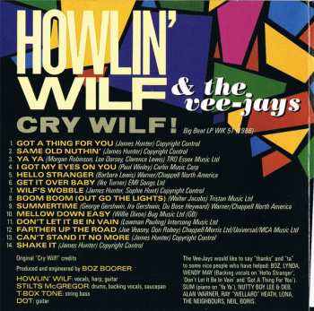 CD Howlin' Wilf & The Vee-Jays: Cry Wilf!