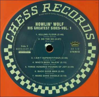 LP Howlin' Wolf: His Greatest Sides, Volume One CLR | LTD