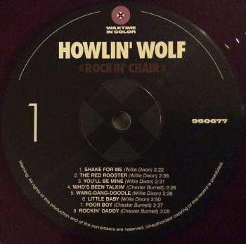 LP Howlin' Wolf: Rockin' Chair LTD | CLR