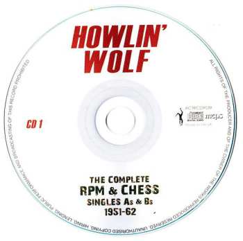 3CD Howlin' Wolf: The Complete RPM & Chess Singles As & Bs 1951-62